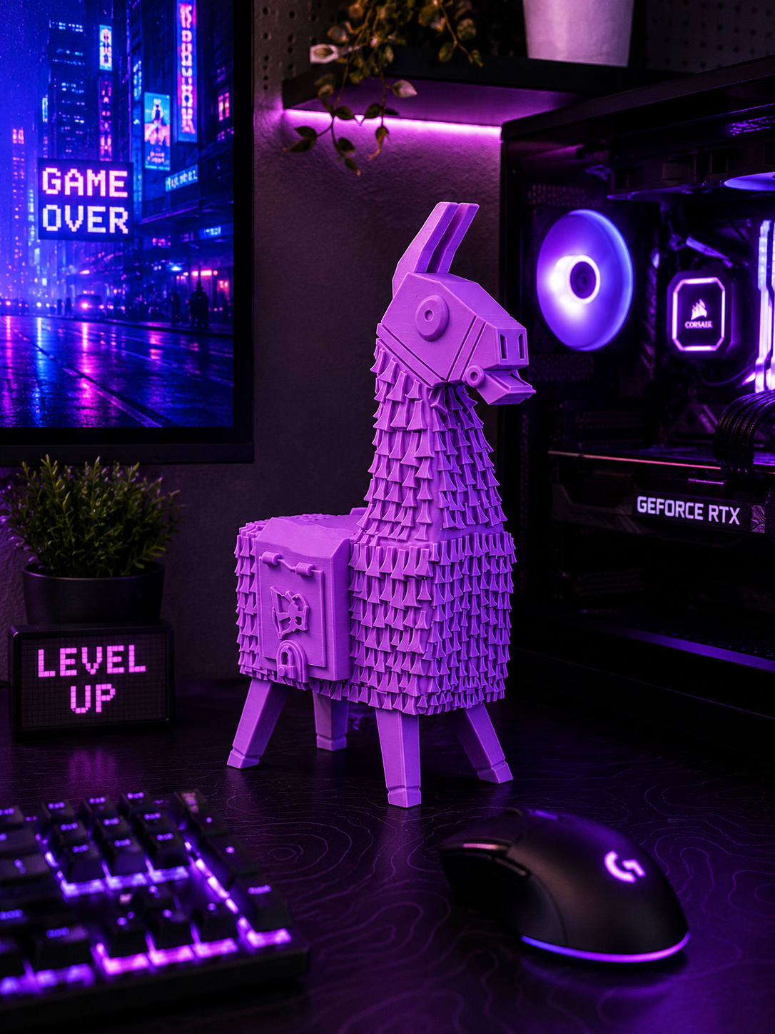Fortnite Llama Decor Figure